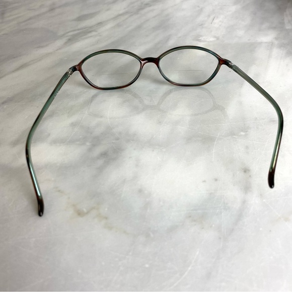 Chaps Ralph Lauren Eyeglasses Frames Women's 130 RL1353 Brown Teal with Case - Picture 7 of 13